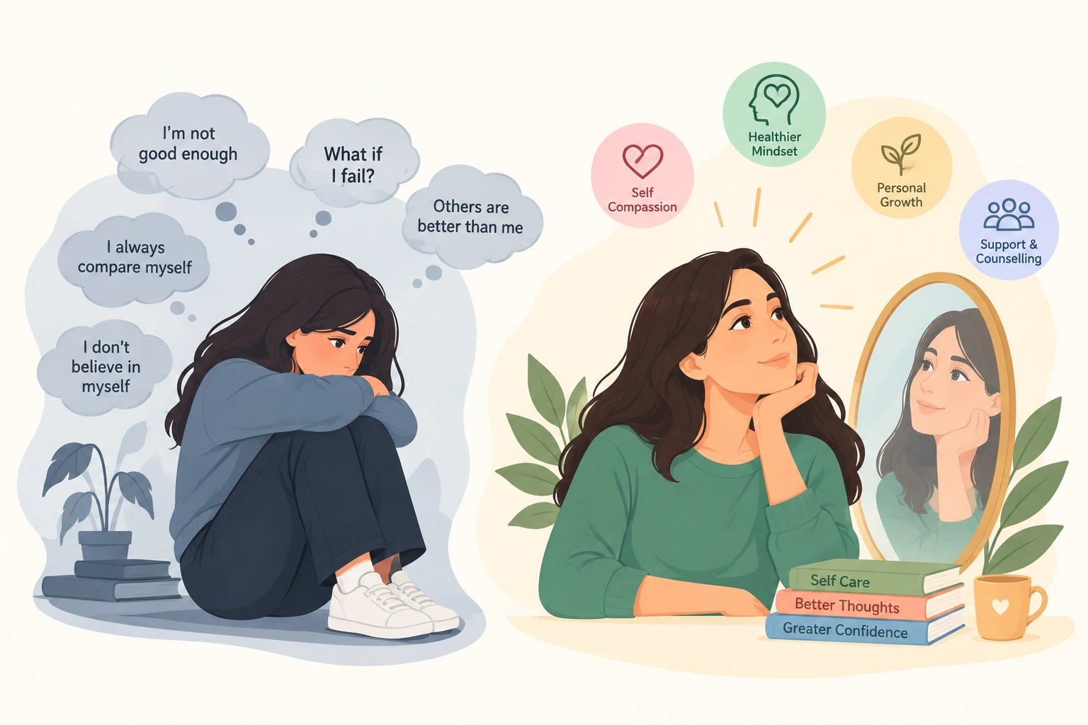 Counselling for Low Self-Esteem - Well Hope